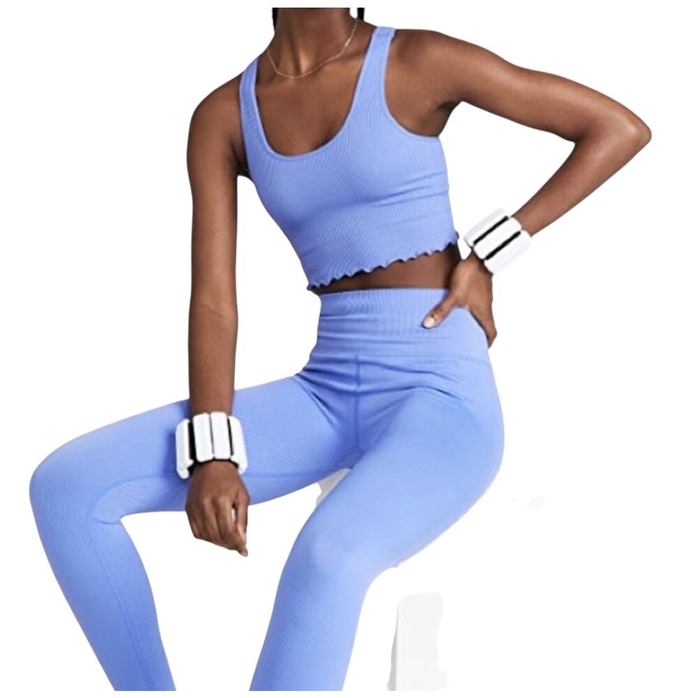 NEW BNWT Spiritual Gangster Blueish Two-Piece Activewear Top and Leggings M/L